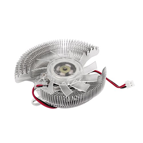 Ruilogod DC12V 2PIN VGA Video Graphics Tarjeta de ventilador de calor del ventilador del refrigerador para NVIDIA/ATI