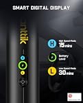 Fanttik Mince V10 APEX Aspirateur de voiture sans fil, 4-in-1 portatif Mini Vac portatif, 19kPa Puissance d'aspiration, affichage numérique intelligent amélioré, 2 Modes d'aspiration pour les petits emplois, voiture, bureau, clavier (noir)