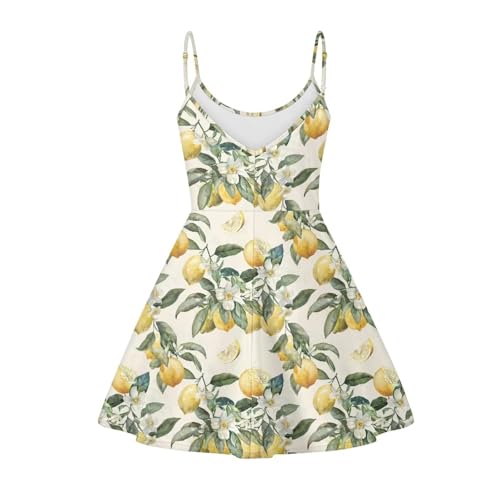 Image of Biyejit Women Casual Loose Dress Strap Long Summer Beach Swing Dress