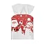 Cute Santa Claus and Snowman