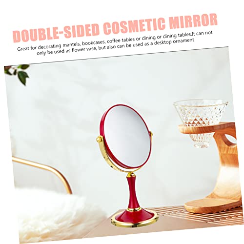 Miroir de table pour maquillage et coiffure au design multifonction