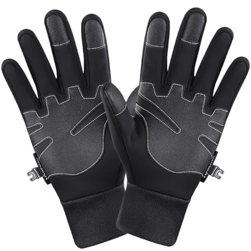 BELLIFFY Riding Gloves Touchscreen Windproof Waterproof Ideal for Cycling Fishing Fitness