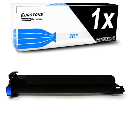 Toner Konica Minolta Bizhub C200 compatible Eurotone TN-214C Cyan contre les impressions ternes