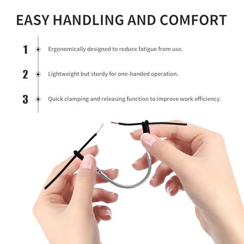 Image of 2 PACK Soldering Helping Hands Clamps - Wire Holder for Soldering in Field, Convenient and Sturdy Soldering Holder