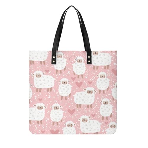 Tote bag Mouton Blanc : le grand sac à main idéal pour vos voyages