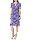 BCBGeneration Women Faux Button Midi Dress, Multi, 2