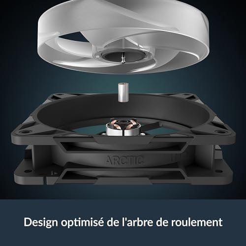 Ventilateur PWM ARCTIC P12 Pro Reverse A-RGB en pack de 3 pour boîtier PC - 6