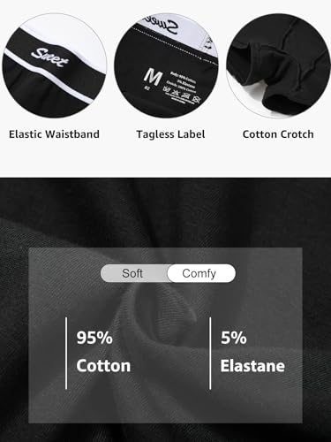 BoyShorts Panties for Women Anti Chafing Seamless Soft Boy Shorts Underwear Short Boxer Briefs 4 Pack4