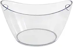 Balde Champanheira Baladeira Grande Em balde para gelo Para Bebidas Gelo Combo para Festas, Churrascos e Eventos - Inquebrável e Elegante