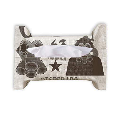 Serviette en papier masque à gaz singe Pollution Urban
