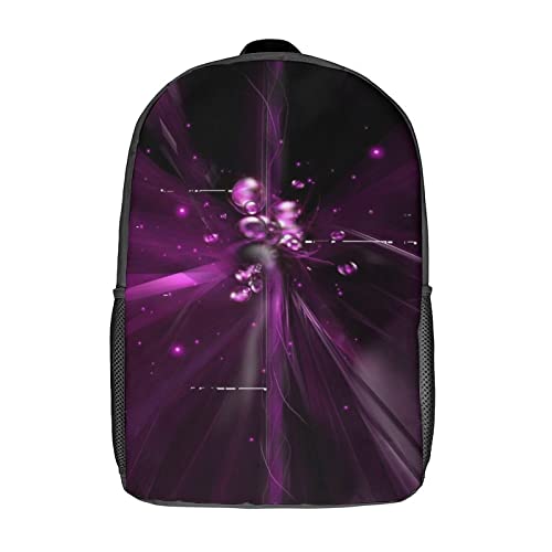 Sac à dos garçon et fille 17 pouces avec imprimé 3D tendance pour le collège