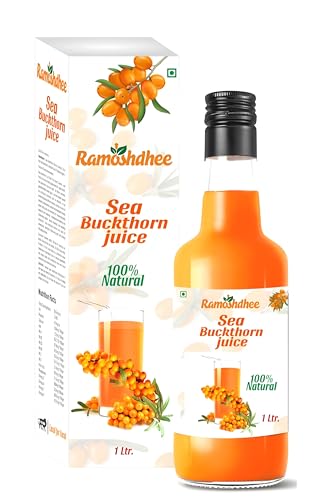 Ramoshdhee Sea Buckthorn Juice For Immunity Booster Health Supplement Juice (Super Anti-oxidants) (1 ltr)
