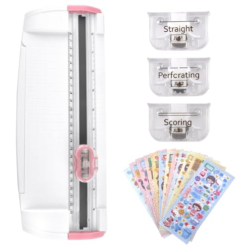 Cortador de papel 3 en 1, cortador de papel, cortadora de papel de A3, A4, A5, cortador de papel con protección automática de seguridad para álbumes de recortes, tarjetas, papel de manualidades, fotos