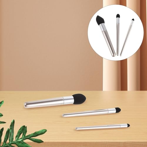 PRETYZOOM 3 Pinceles Esponja para Difuminar Dibujo y Pintura Herramienta para Mezclar Acuarela y Óleo Accesorio Artístico Texturizado Set 3 Piezas Gris para Bocetos y Sombreado - imagen 9