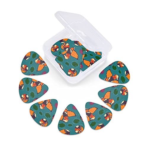 Lot de 12 médiators pour guitare acoustique et électrique Motif canards mandarins - Les Beatles, Paul McCartney, John Lennon, RIngo Starr, George Harrison Lot de 12 médiators pour guitare acoustique et électrique Motif canards mandarins – Image 7