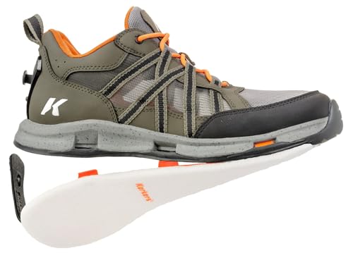 Image of Korkers All Axis Men's Shoe Green w /Interchangeable Sole