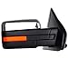 SCITOO Towing Mirrors for 2007-2014 F-150 Blind Spot Mirror Power Heated Chrome Puddle Signal Double Glass (Passenger Side)