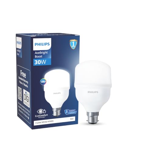 Image of PHILIPS 30W B22 LED Cool Day Light Bulb, Pack of 1, (929002030613 1)