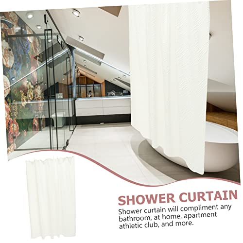 Rideau de douche lavable et imperméable anti-éclaboussures en polyester - 8