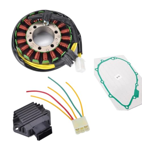 Kit de estator con junta y regulador rectificador negro para Honda CBR1100XX 1997-1998