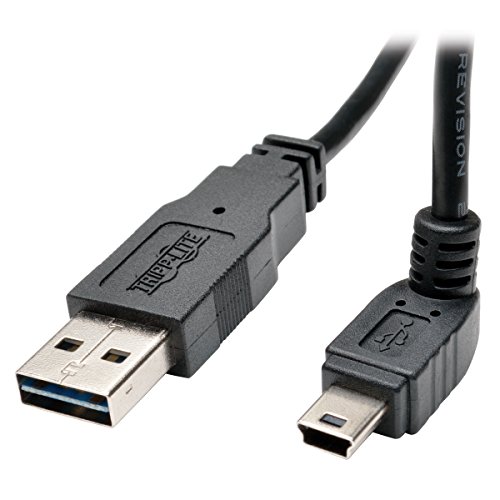 Tripp Lite 6ft USB 2.0 Converter Cable Reversible A to Down Angle 5Pin Mini B M/M 6' - USB cable - mini-USB Type B (M) to USB (M