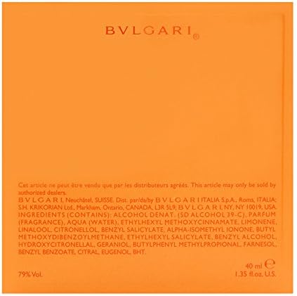 parfum bvlgari orange