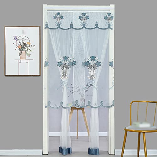 NASFH 北欧 レース 90*150cm のれん 布 カラー 寝室 リビング 間仕切りカーテン キッチン 玄関 ドアカーテン 目隠し のれん 暖簾 おしゃれ 花柄 北欧 ロング丈 暖簾 タペストリー のれん 無地 部屋仕切り インテリア