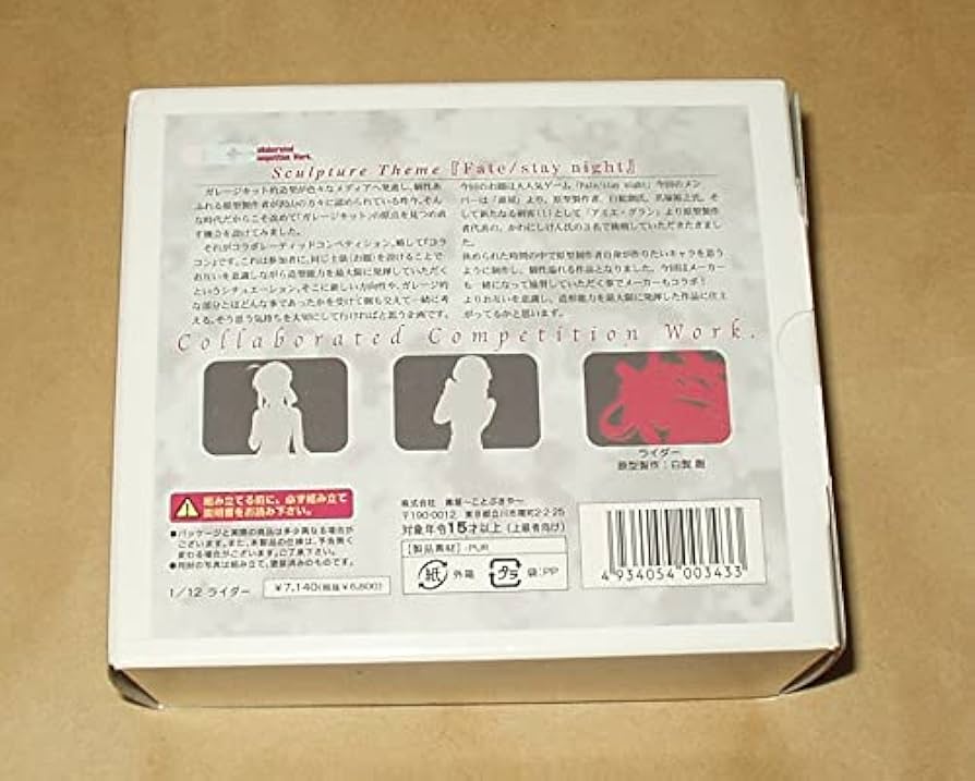 Fate Stay Night 1/12 ライダー コトブキヤ ガレージキット Amazon.co.jp: ライダー 1/12 レジンキャストキット/コトブキヤ