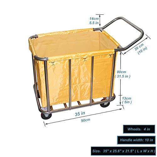 Panier à linge avec poignée 400 L pour simplifier la manutention lourde