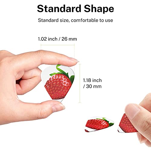 Strawberry Clipart Lot de 6 médiators pour guitare acoustique, guitare électrique, basse, ukulélé – fins, moyens et… - Les Beatles, Paul McCartney, John Lennon, RIngo Starr, George Harrison Strawberry Clipart Lot de 6 médiators pour guitare acoustique, guitare électrique, basse, ukulélé – fins, moyens et… – Image 8