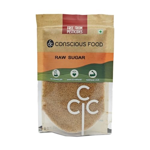 Image of Conscious Food Natural Raw Sugar | Unrefined & Unprocessed Raw Sugar | Value Pack | Raw Sugar | 50g