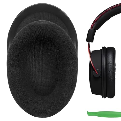 Geekria Earpad Replacement for Kingston HyperX Cloud II Gaming Headset Ear Pad/Ear Cushion/Ear Cups/Ear Cover/Earpads Repair Parts (Black)