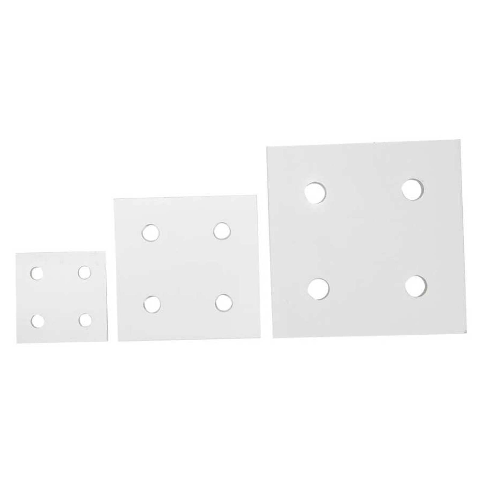 5 pièces plaque de connexion verticale à 4 trous pour plaque de connexion de carte de jonction d'extrusion d'aluminium 2040/6060/8080,2040