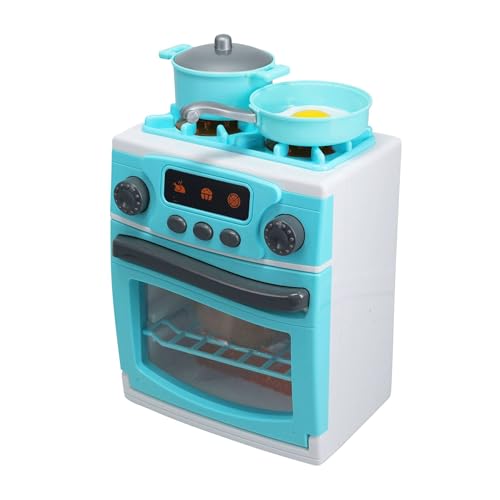 Cocinita de Juguete para niños con luz y Sonido 17,5x12x23cm, Incluye Ollas