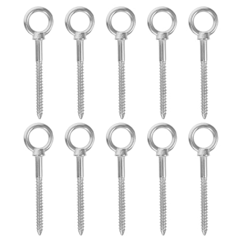 Boulons à œil en acier inoxydable 304 de 8 mm, anneaux de fixation haut de gamme