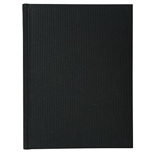 Exacompta 415E Geschäftsbuch DIN A4 (kariert 110 g/qm Inh. 500 Blatt, 1 Stück) schwarz