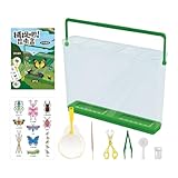 Erkundungsset für den Hinterhof, mit Netz und Lernspielzeug für den Sommer, Kindercamp-Set, Entdecker-Spielzeug, für Mädchen und , drinnen und draußen, Garten, Hof, Jagd