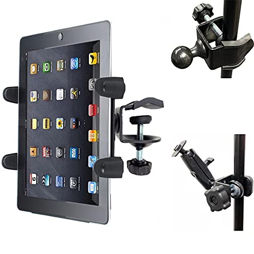 Chargercity Music Mic Microphone Stand Tablet Mount With 360° Swivle Adjustment Holder For All Apple Ipad Air Pro Mini Google Nexus Microsoft Surface Pro Samsung Galaxy Tab 7" To 12" Screen Tablets #TOP2