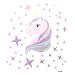 Yiphates Cute Unicorn Wall Sticker, Art Mural Wall Sticker Art Decor for Kids Children Bedroom Decor Decals