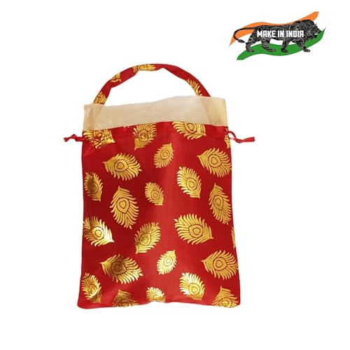 Image of VIG Enterprises Silky And Shiny Potli Batwa Bags /Thamboolam Bags For Wedding Party Return Gifts Party Gifts For Guest-