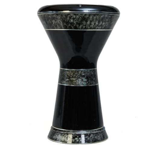 Sombaty LUX Darbuka Doumbek Silver Moon, Pro Percussion, Free Case & Skin