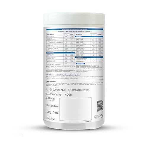 Image of Gritzo SuperMilk Growth+ (Formerly Height+) (2-6y Boy & Girl) (Double Chocolate, 400g) with Super Gummies (Natural Orange Flavour, 30 Gummies) | Pack of 2