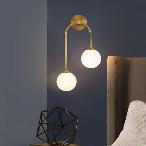 Image of Wall Lamp Chandelier Pendant Light, Home Decor for Bedroom, Living Room, Hallway, Cafe, Hotel, Restaurant (U Wall LAMP with LED Bulb Pack of 1)