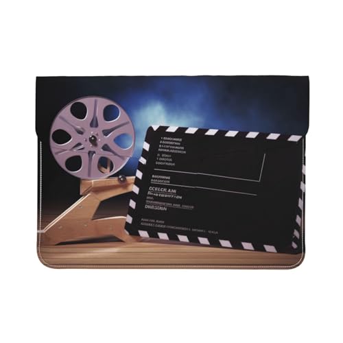 Housse ordinateur portable 13 pouces cuir étui PC portable fin clapperboard