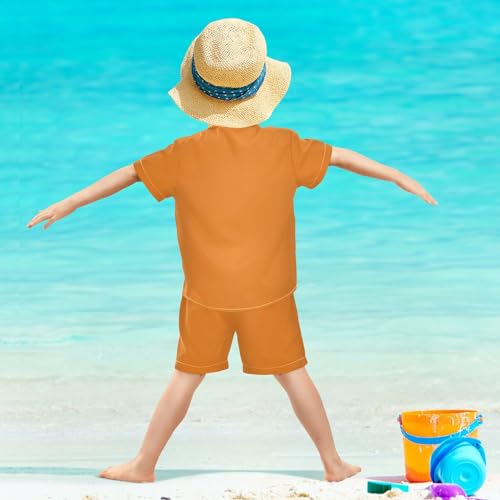 Image of 3T Toddler Boy Shorts Set Black Hawaiian Button Down Shirts Summer Outfits for Little Boy