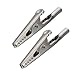 25Pcs Metal Alligator Clip Silver Tone Crocodile Clamps 2 inch for Battery Test Clip Cable Lead Place Card Holder