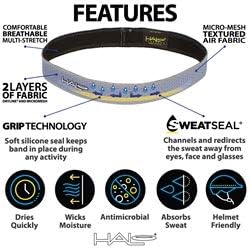 Halo Headband AIR Series Slim Pullover Hairband 1" inch Lightweight Moisture Wicking Holds Your Hair in Place and Keeps Sweat Off Your Face - Image 2
