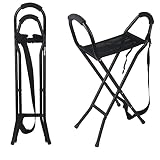 ✔ Proporcione un asiento cómodo para descansar cuando esté abierto. La muleta mide 85 cm de largo y es adecuada para la mayoría de personas.