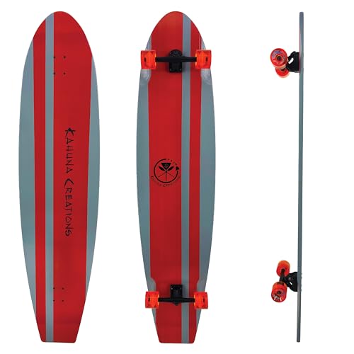 Kahuna Creations Longboards | Made and Assembled in America | Master-Crafted Longboards for Land Paddle | [Choose from 15 Styles] (Bombora Coral)