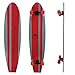 Kahuna Creations Bombora Coral Ultra Longboard, Orange, 59" x 14"